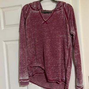 Pink purple comfy sweater pull over light